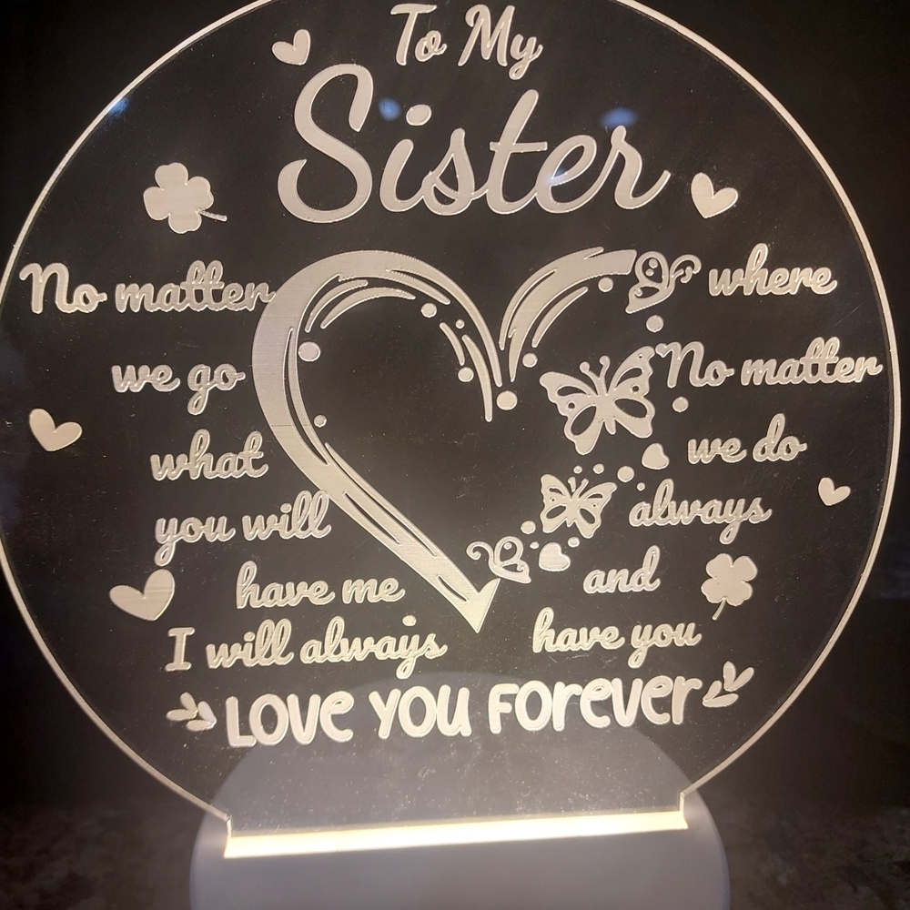 Source Unknown LED Heart Plaque - White